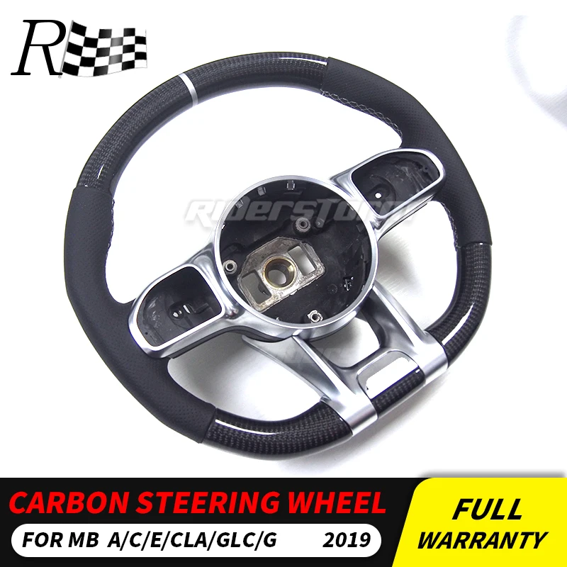 Автозапчасти 2019 W205 рулевое колесо из углеродного волокна для MB A C class A200L W177 новый