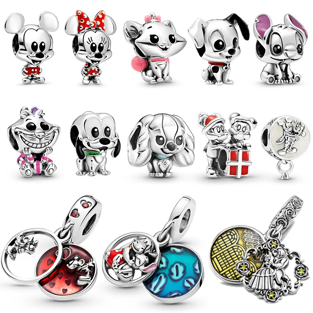 

New 100% 925 Sterling Silver Bracelet Beaded Designer Charms DIY Making Custom Personalized Gemstones Bangle Beads Jewelry Women