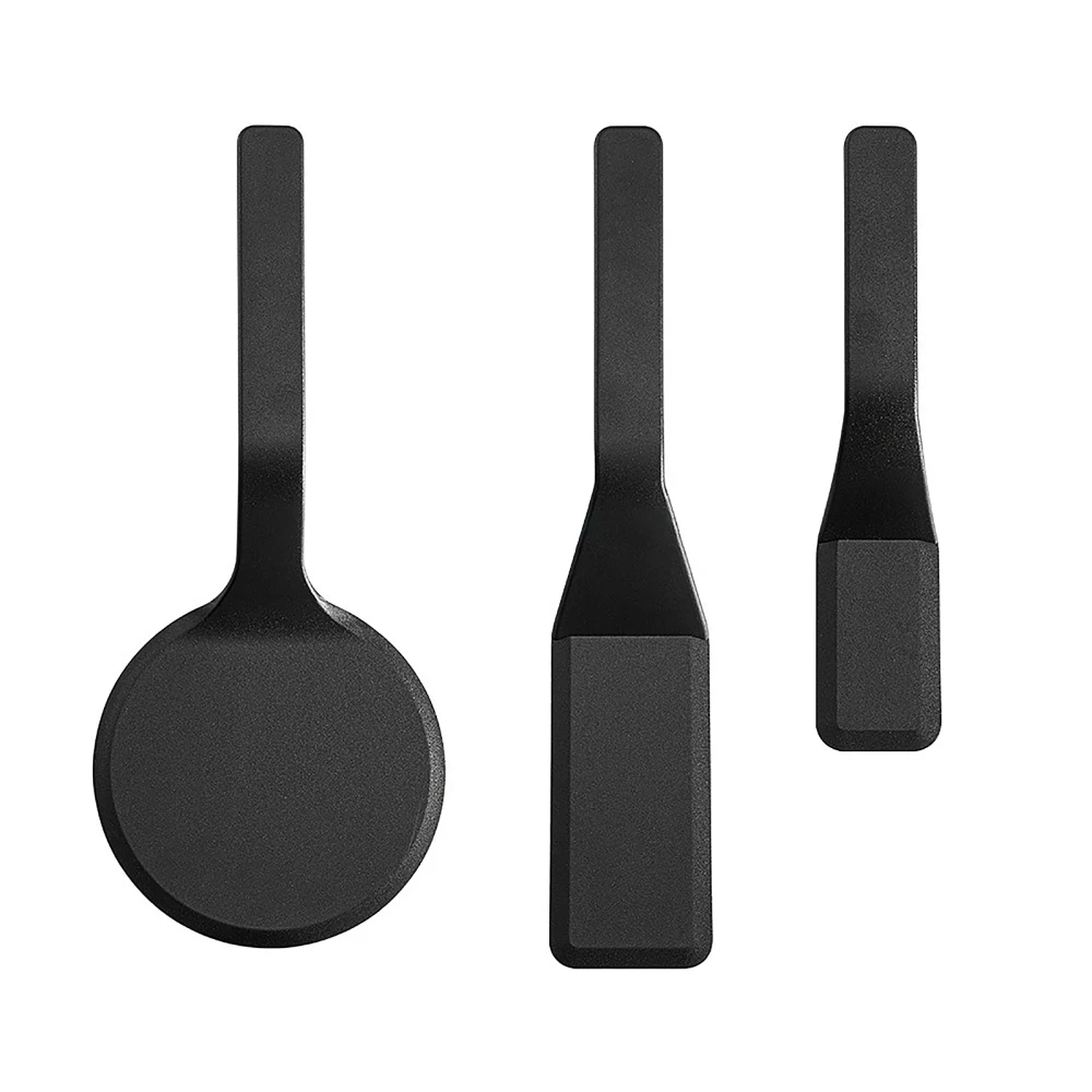 

Cookie Shovel Scraper Baking Tool Spatula Set Non Stick Nylon Black 3pcs Kitchen Utensil Home Turner