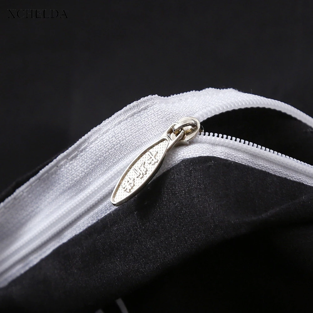 Постельное белье Семья двойной Queen King черный Корона покрывало с сердцем взрослая