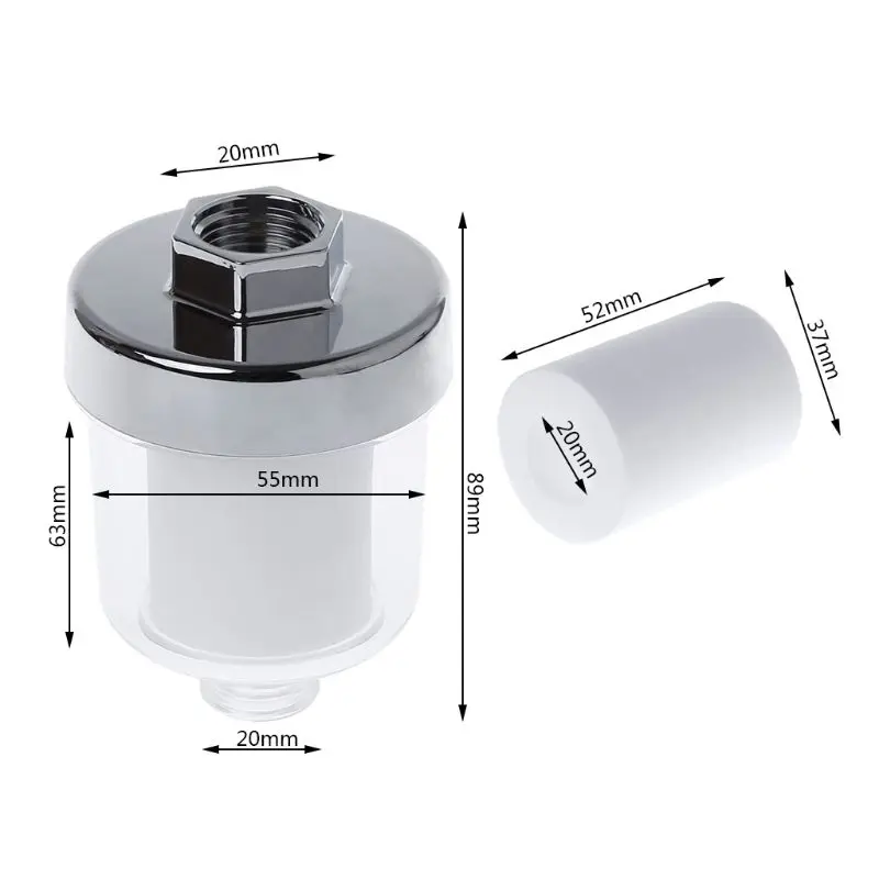 

1 Set Water Outlet Purifier Universal Faucet Filter For Kitchen Bathroom Shower Household Filter PP Cotton High Density