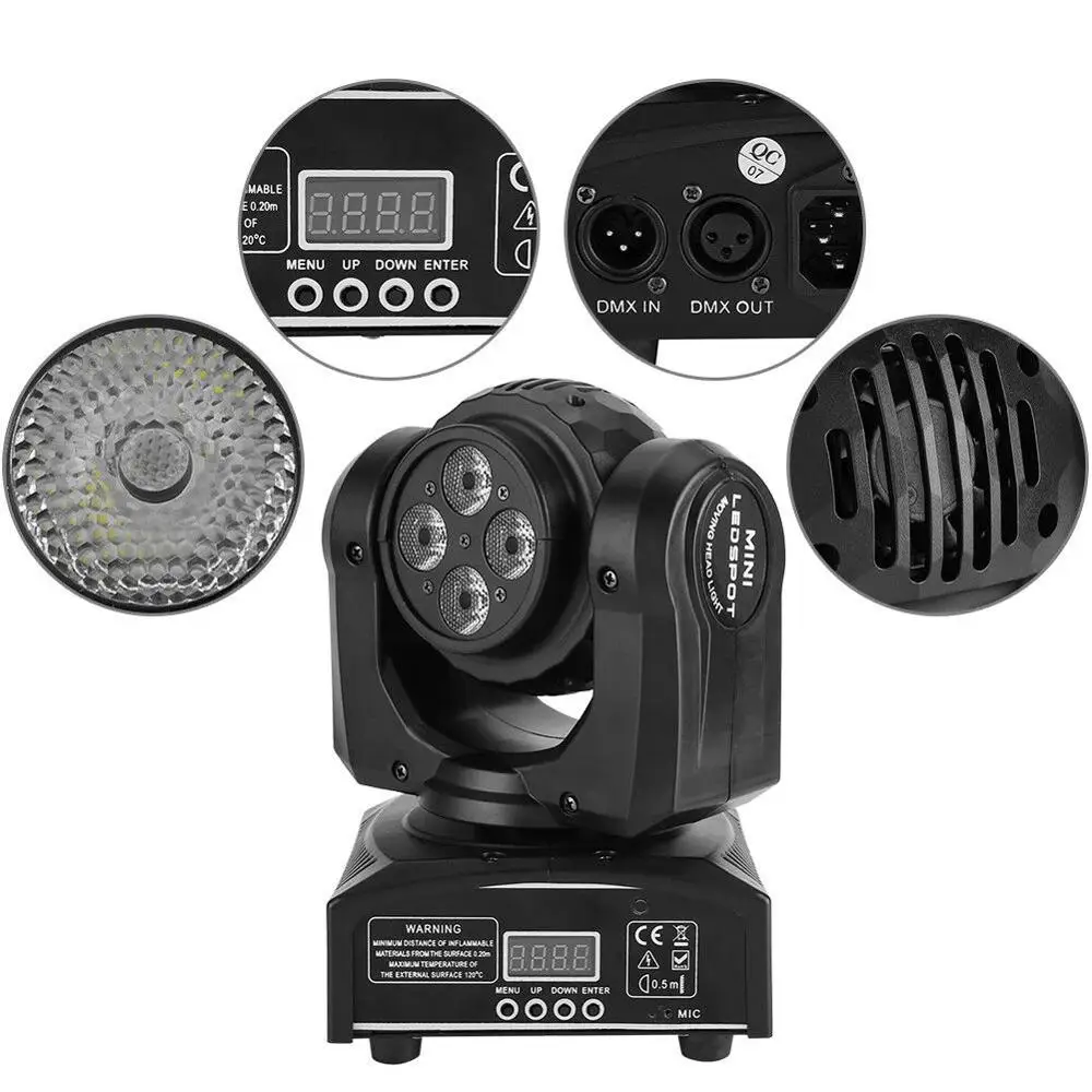 90 Вт RGBW сценический светильник светодиодный эффект движущаяся голова s DMX Диско DJ