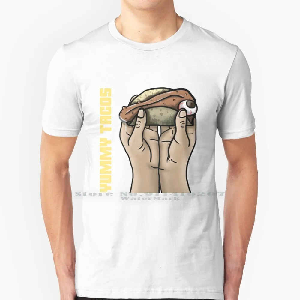 Грубый Талос! Ретро 90-х годов. Футболка в стиле ретро 90-х годов из 100% чистого хлопка, Тако, Тако, колокольчик, Тако, синяя крутая чашка, цветок, еда, розовый, фиолетовый, 80-х, 80-х