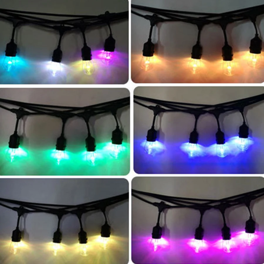 15 м светодиосветодиодный меняющая цвет гирлянда с дистанционным управлением