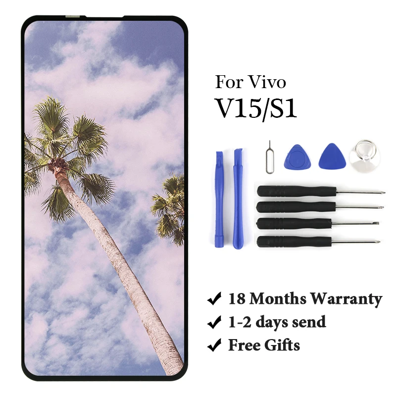 

Производитель оригинального оборудования для Vivo V15 S1 ЖК-дисплей Дисплей с кодирующий преобразователь сенсорного экрана в сборе запасная Бе...