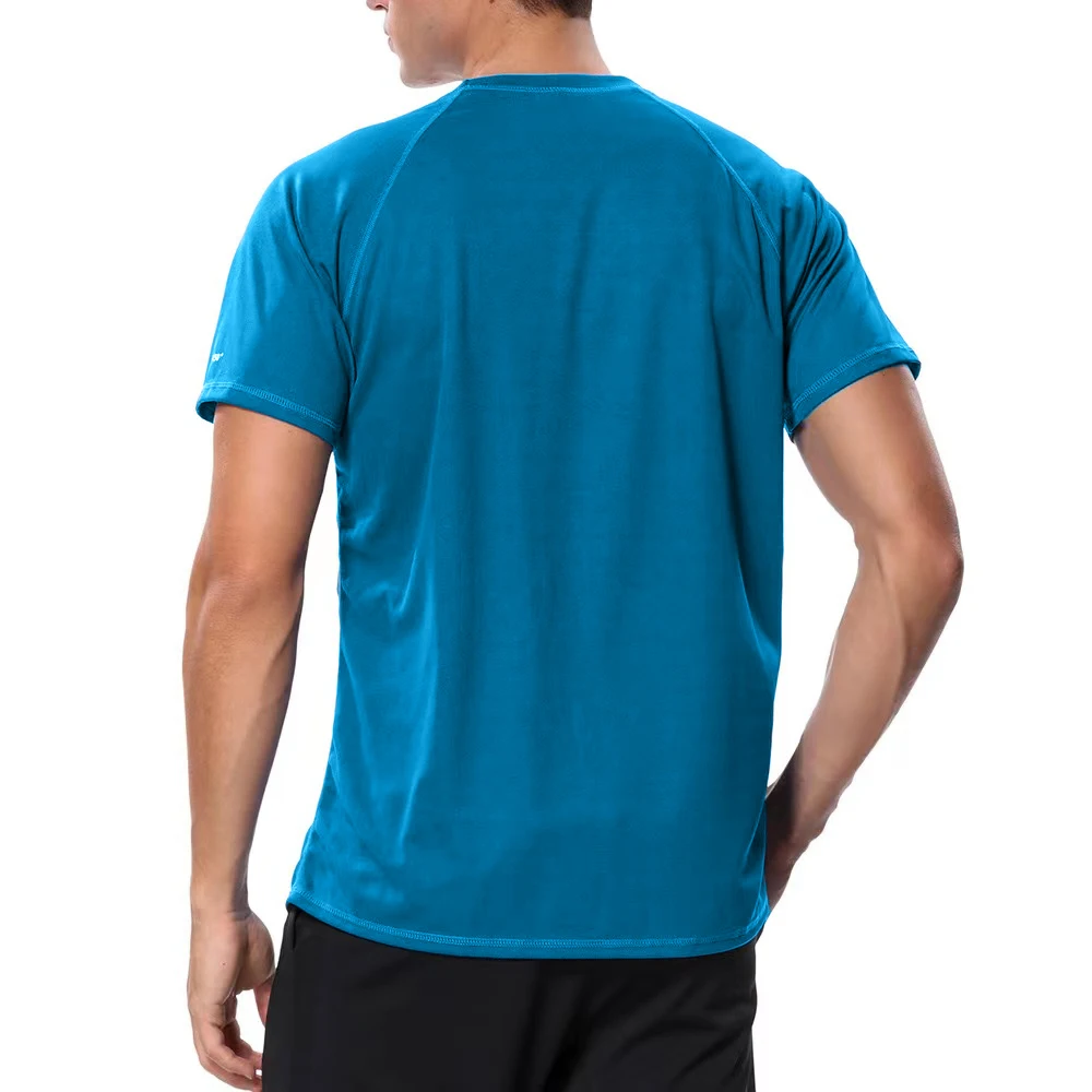 Мужской спортивный костюм Rashguard для вождения быстросохнущая Футболка плавания с