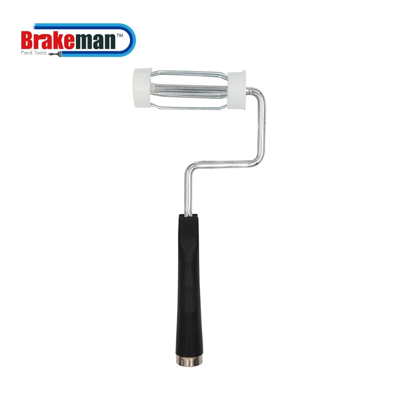 

BRAKEMAN 4 inch Paint Roller Frames 5 Wire Cage, Plastic Handle, 4" Rollers
