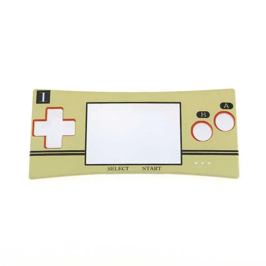 YuXi Передняя Лицевая панель Крышка Замена для GameBoy Micro для GBM передний чехол Корпус Ремонт Часть - Цвет: M