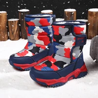2021 women snow boots boys sneakers girls winter warm camouflage sports shoes waterproof anti skid children platform snow boots