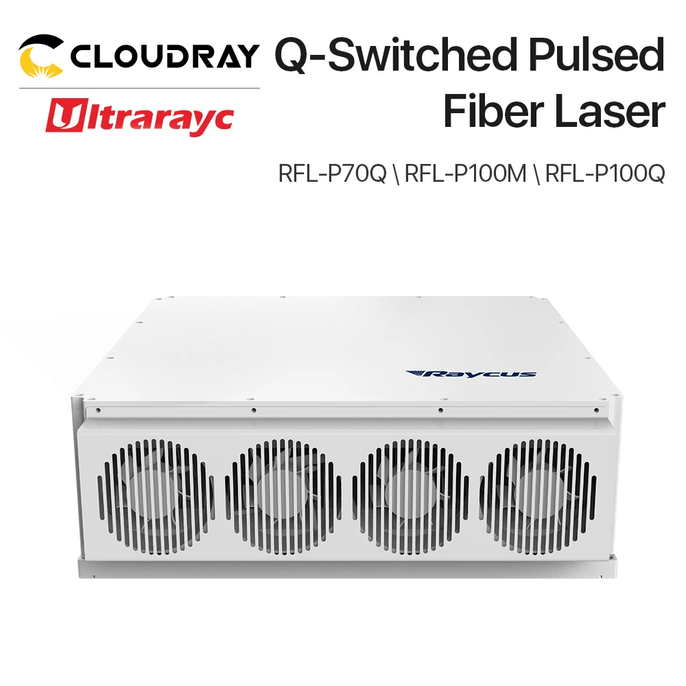 Ultrarayc 1064 м Raycus Q Switched импульсного 70W 100W волоконно оптический лазерный источник