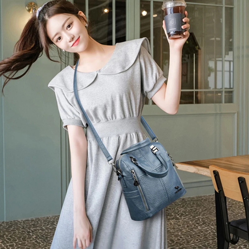 Рюкзак женский кожаный школьный 2021 |