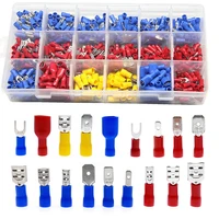660pcs electrical insulated male female spade ring crimp terminals cable wire connectors assortment kit