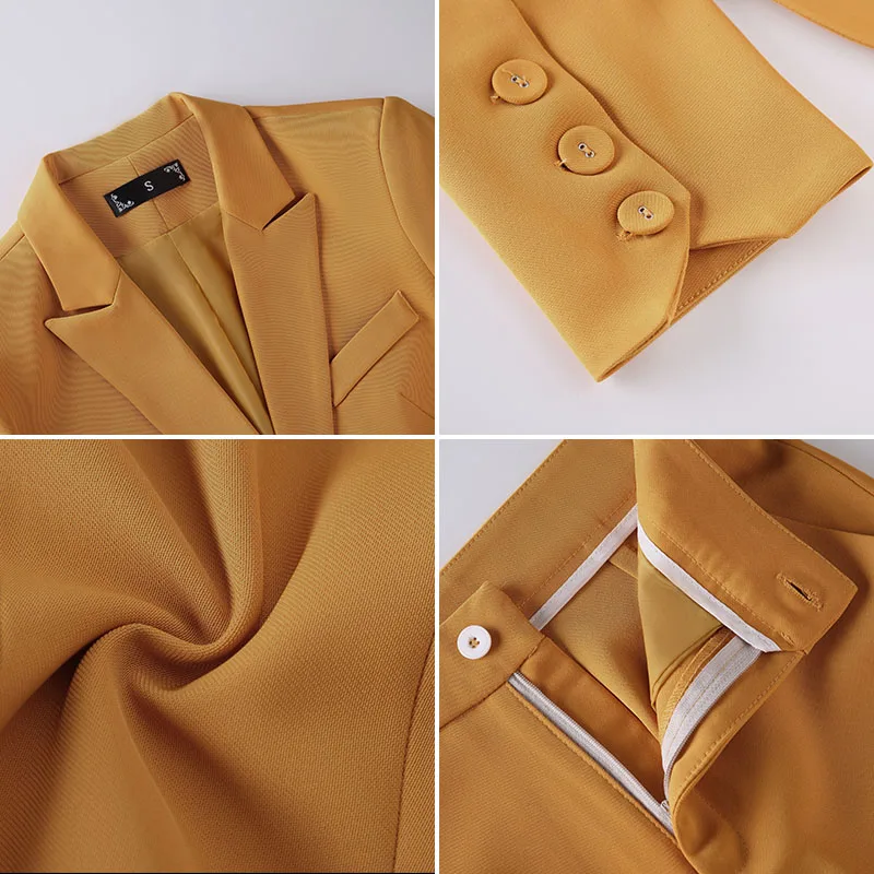 Lenshin комплект из 2 предметов модный брючный костюм Офисная Женская одежда для