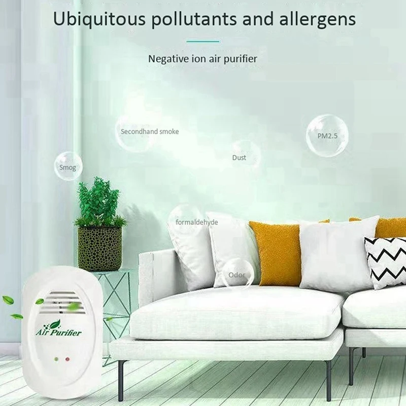 

3 Pcs Air Purifier Plug US Plug White with Hanging Neck Air Purifier Pink
