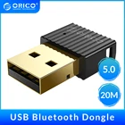 USB-адаптер ORICO, совместимый с Bluetooth, 5,0, беспроводной компьютерный адаптер, аудиоприемник, передатчик для динамика, мыши, ноутбука