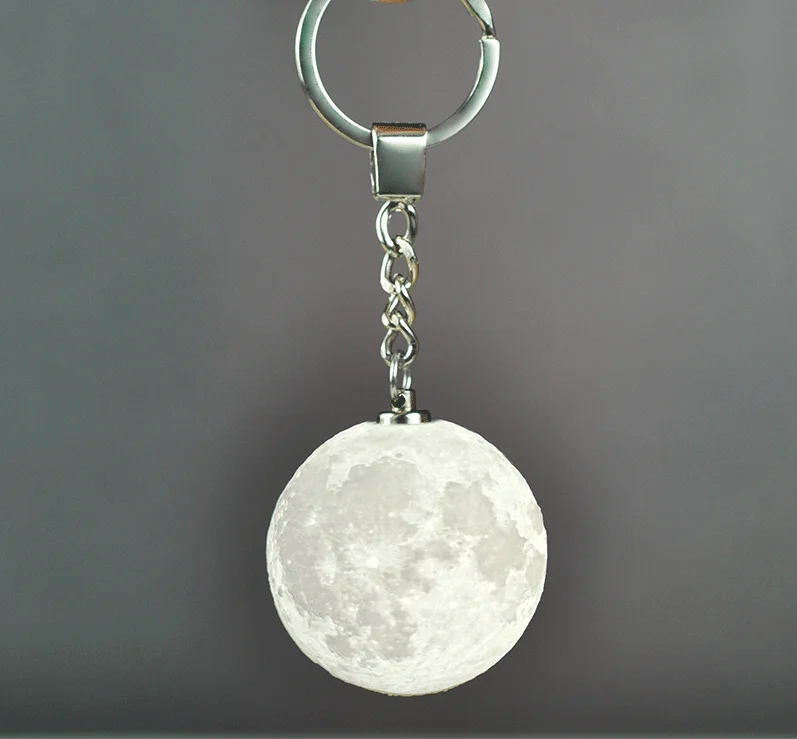 Светодиодный ночник CHIZAO с 3D-принтом в форме Луны планеты Юпитера 7 цветов | Лампы и