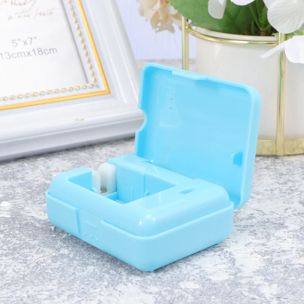 

Toothbrush Sanitizer Wall-Mounted Toothbrush Sterilizer Toothbrush Holder without Battery Blue