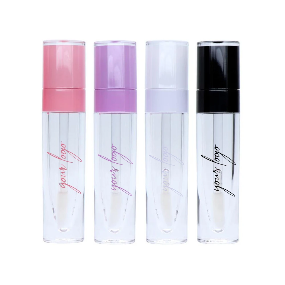 Bulk Lipgloss Tube Cosmetic Empty Container Private Lable 6.3ml/ Bottle Customized Packaging oem 50 Pack Make Your Own Brand