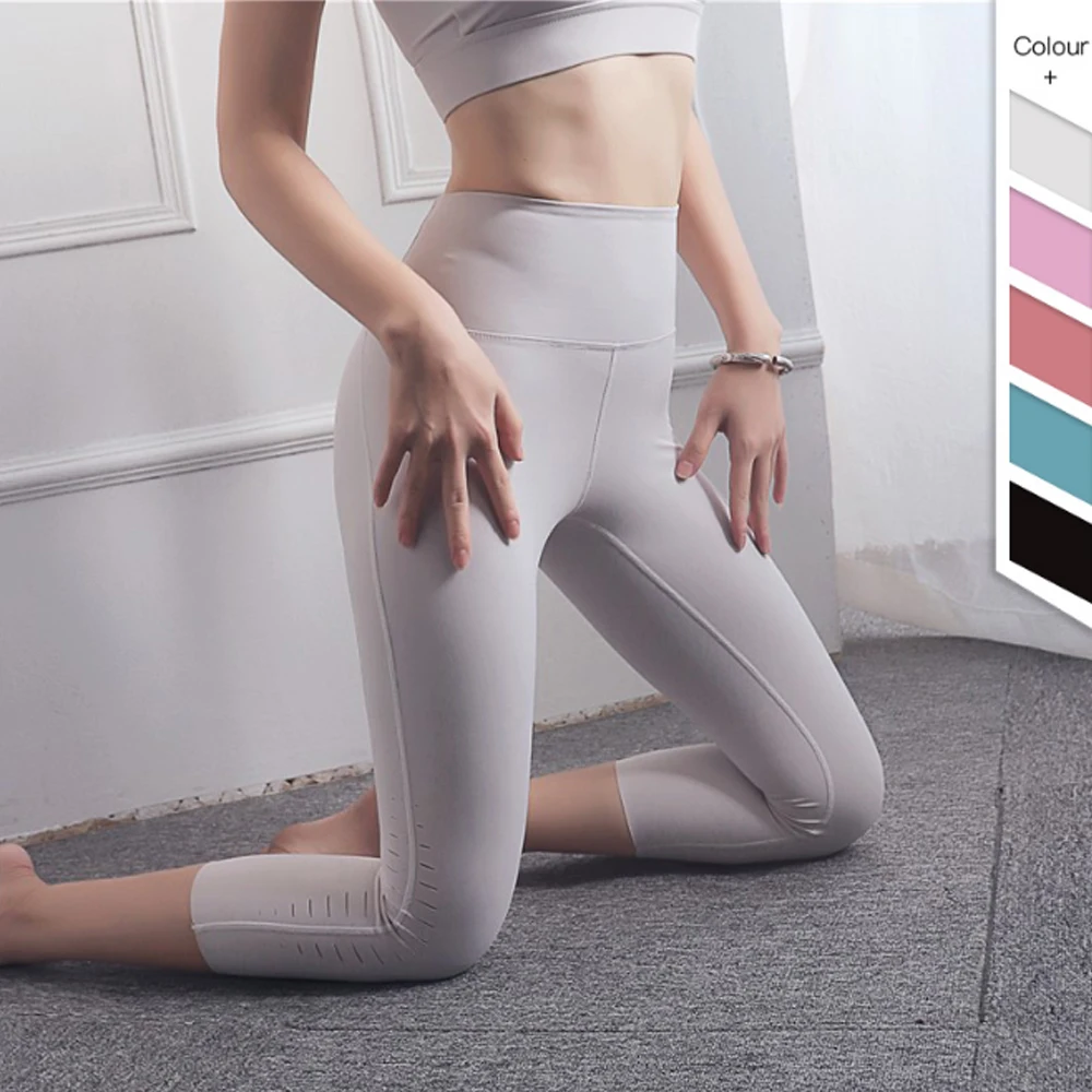 Штаны Для Йоги открытый высокая Талия тренажерный зал фитнес пуш-ап для бега