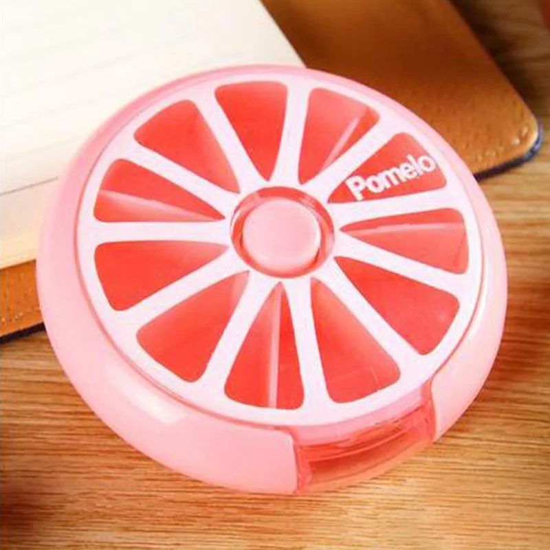 Вращающаяся на неделю коробка для таблеток Чехол разделитель органайзер