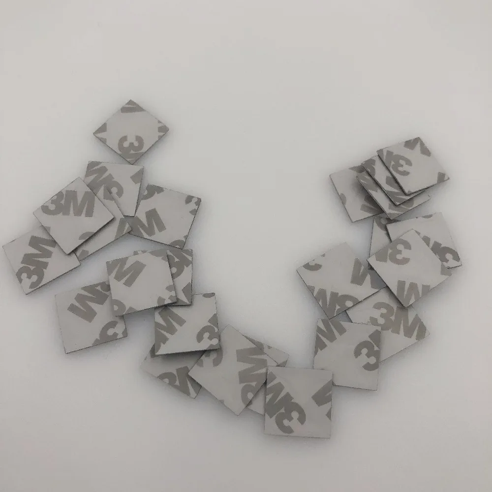 5 шт./лот 16x16 мм оболочка для автомобильного ключа квадратная эмблема наклейка