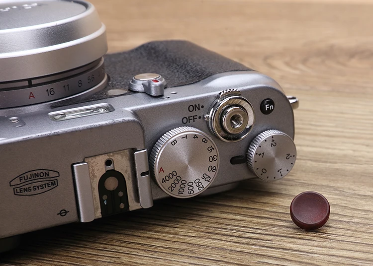 Деревянная вогнутая поверхность кнопка спуска затвора для Fujifilm X100F XT30 20 XPRO2XE3 M10P Fuji X100F