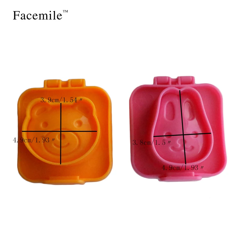 Новинка 2017 2 шт./компл. милый кролик медведь рисовый обед вареное яйцо суши