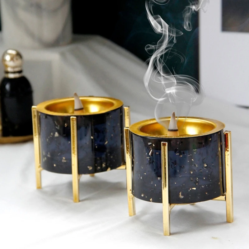 Arabic Resin Incense Burner Delicate Middle East European Modern Style Incense Holder Censer Home Decoration Ornament