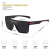 CRIXALIS موضة النظارات الشمسية المستقطبة للرجال مربع المتضخم المضادة للوهج سائق مرآة نظارات شمسية النساء UV400 نظارات الذكور 4