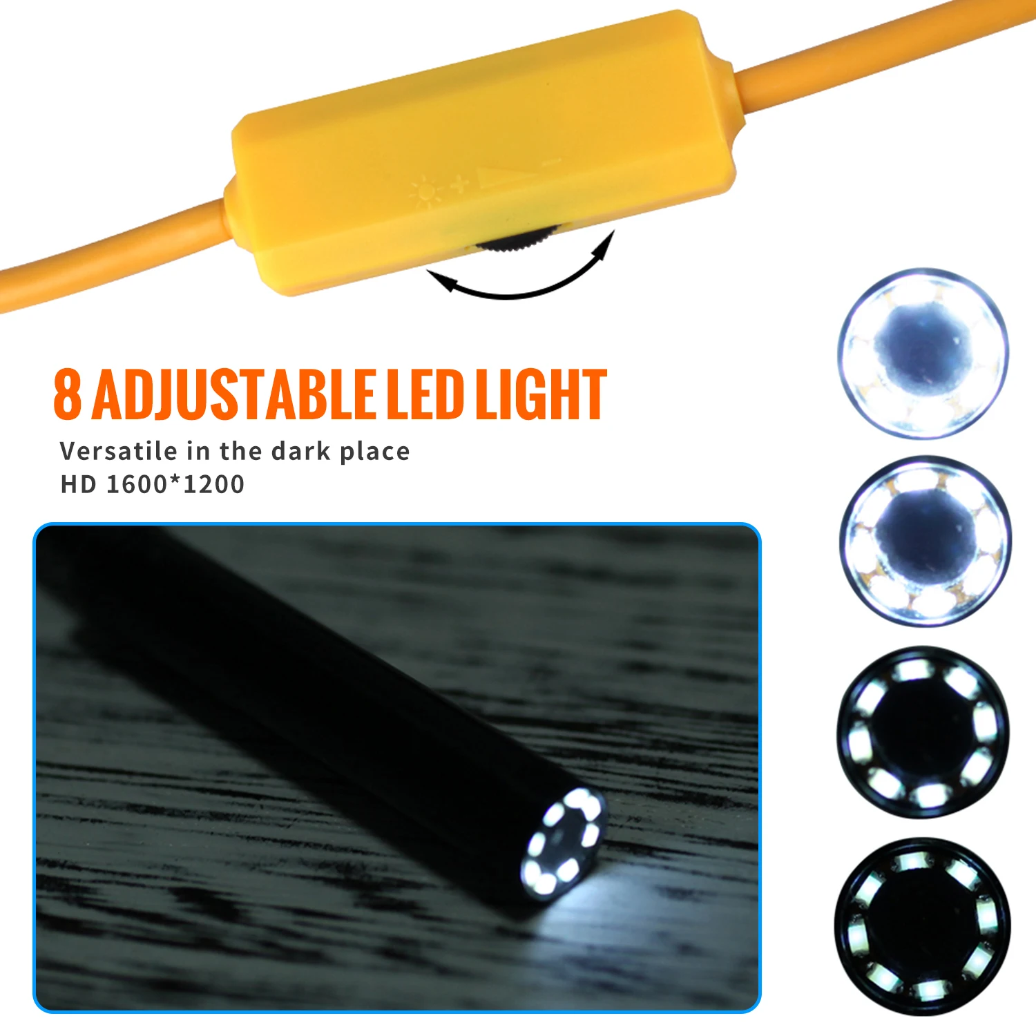 Камера Эндоскоп беспроводная 8 мм IP68 2 м светодиодов|Камеры видеонаблюдения| |