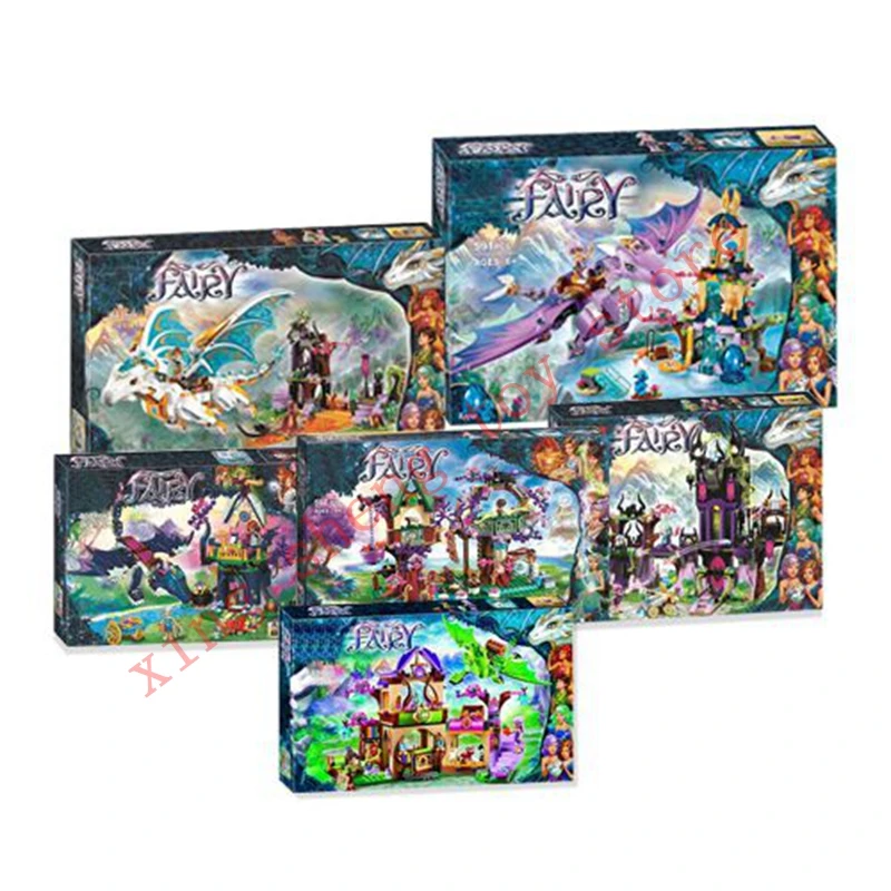DIY Bela Elves 10549 the dragon Sanctuary строительные блоки Обучающие игрушки серии друзей