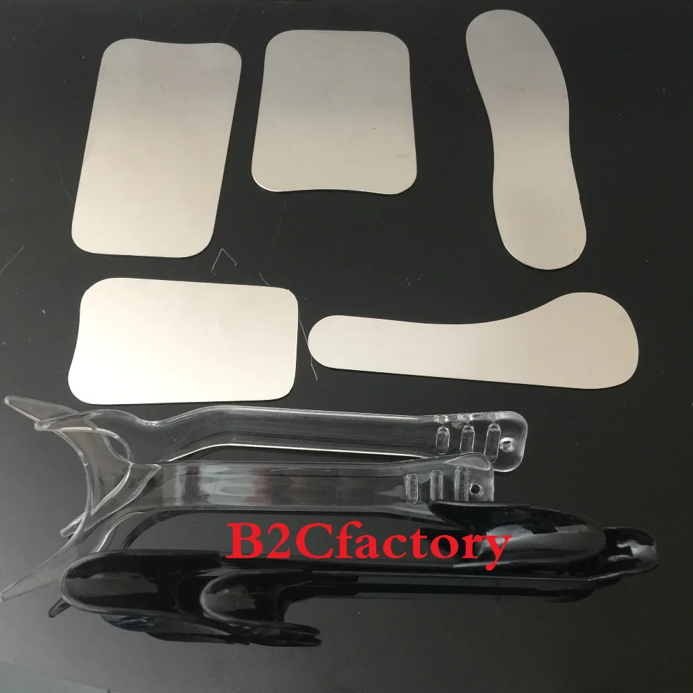 Стоматологическое зеркало для фотосъемки из нержавеющей стали + 4 шт.