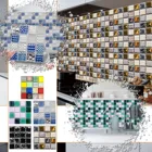 3dpvc наклейки, крышки для кухни, самоклеящиеся наклейки, домашний декор, буфет, ванная комната