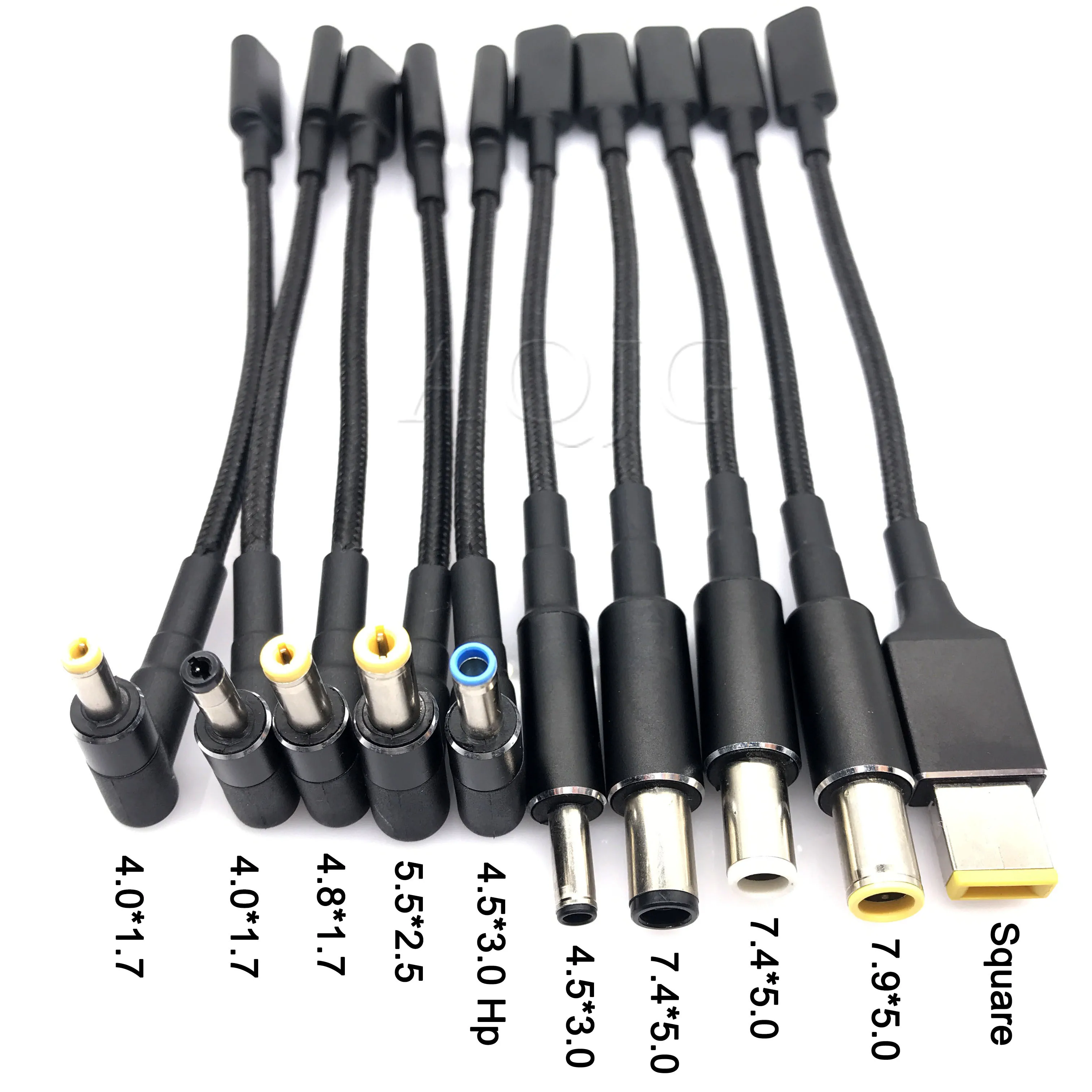 100 Вт USB 3 1 Тип C мама к DC 7 9*5 0 4 0*1 35 5 5*2 8*1 мм папа PD зарядное устройство адаптер
