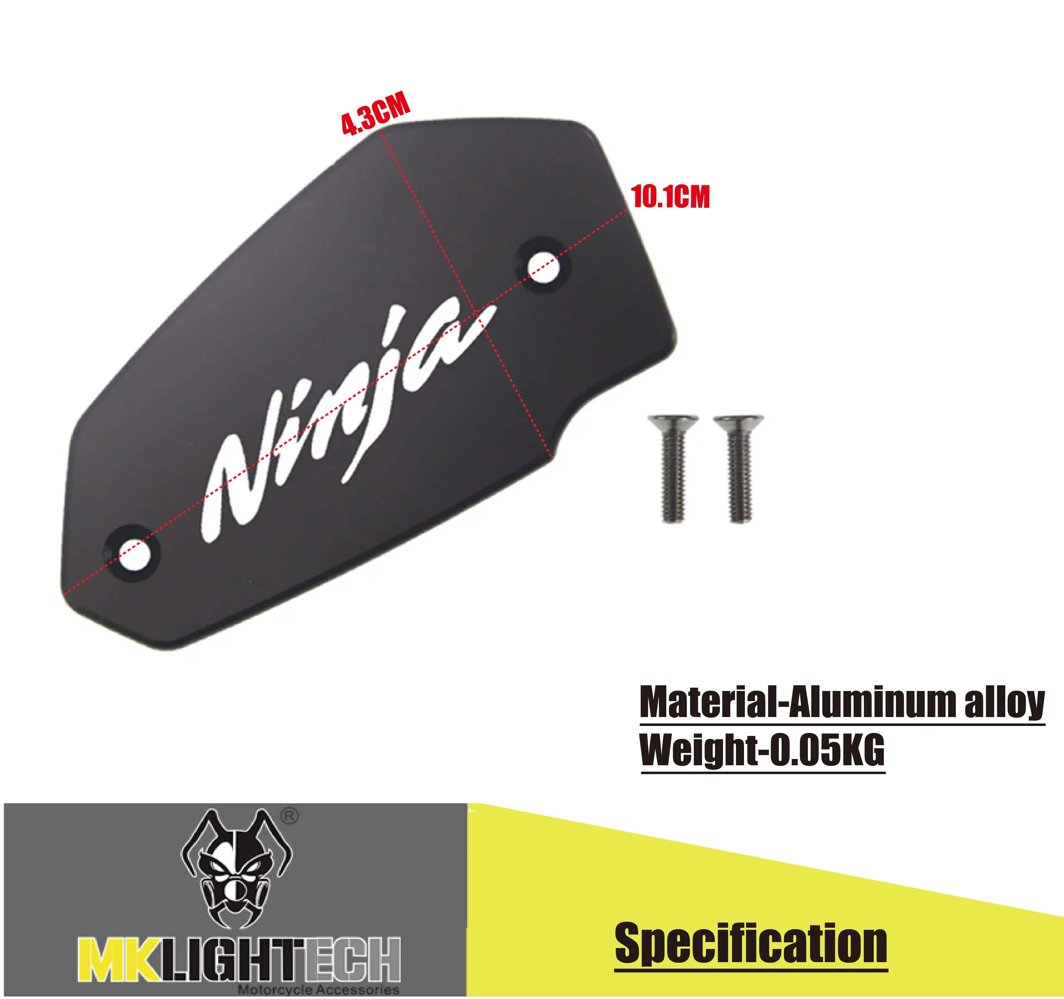 

MKL IGHETCH Motorcycle front brake clutch master cylinder tank cove for KAWASAKI Ninja 400/R 2011-2017 Ninja 650/R 2009-2018