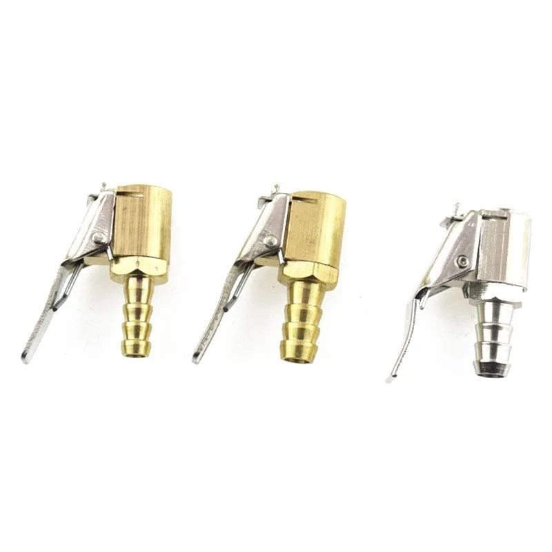 

6mm 8mm Automobile Tire Valve Inflatable Chuck Pure Copper Chuck Type Inflator Nozzle Pneumatic Pump Adapter
