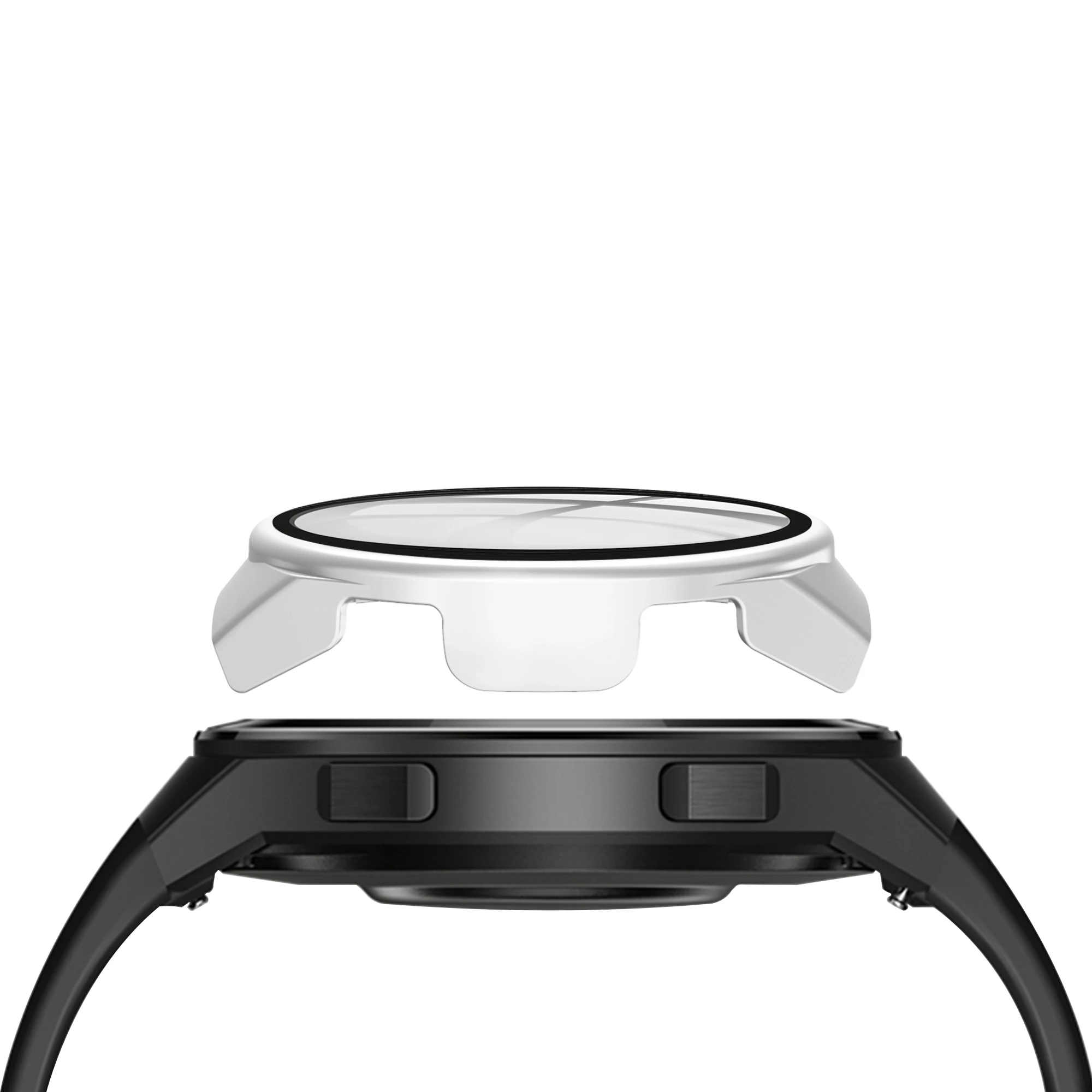 Чехол из поликарбоната для Huawei Watch Gt2e защитная пленка закаленного стекла с полным