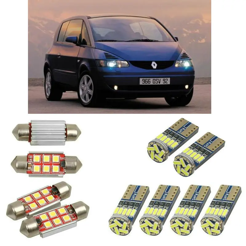 Внутренняя светодиодная Автомобильная фара для Renault avgek de0 минивэн 2001 2003