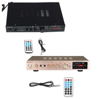 sunbuck bluetooth 5 channel fm amplifier with remote control support sd mmc usb lcd display audio hifi amplifiers eu plug