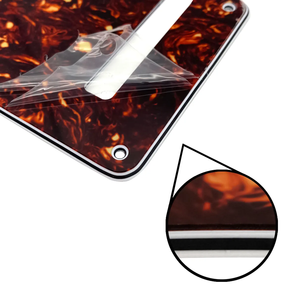 Чехол-тремоло FLEOR ST Electric Задняя панель для гитары коричневый черепаховый чехол |