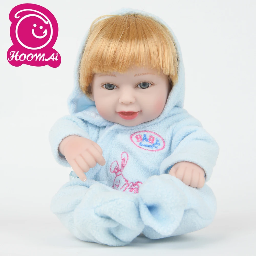 

25CM 10 Inch Fashion Babies Bebe Reborn Dolls Lifelike Mini Full Vinyl Silicone Body Newborn Doll Kids Christmas Surprise Gifts