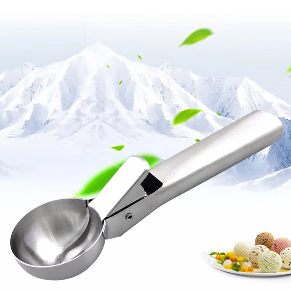 Ложка для мороженого ложка из нержавеющей стали с ручкой печенья Весенняя машера