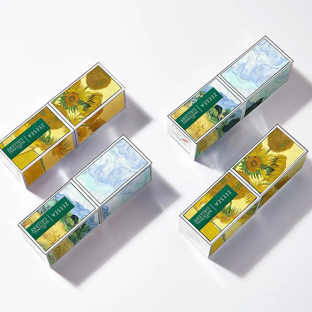 ZEESEA новая коллекция Ван Гога подвижная питательная помада стойкая матовая