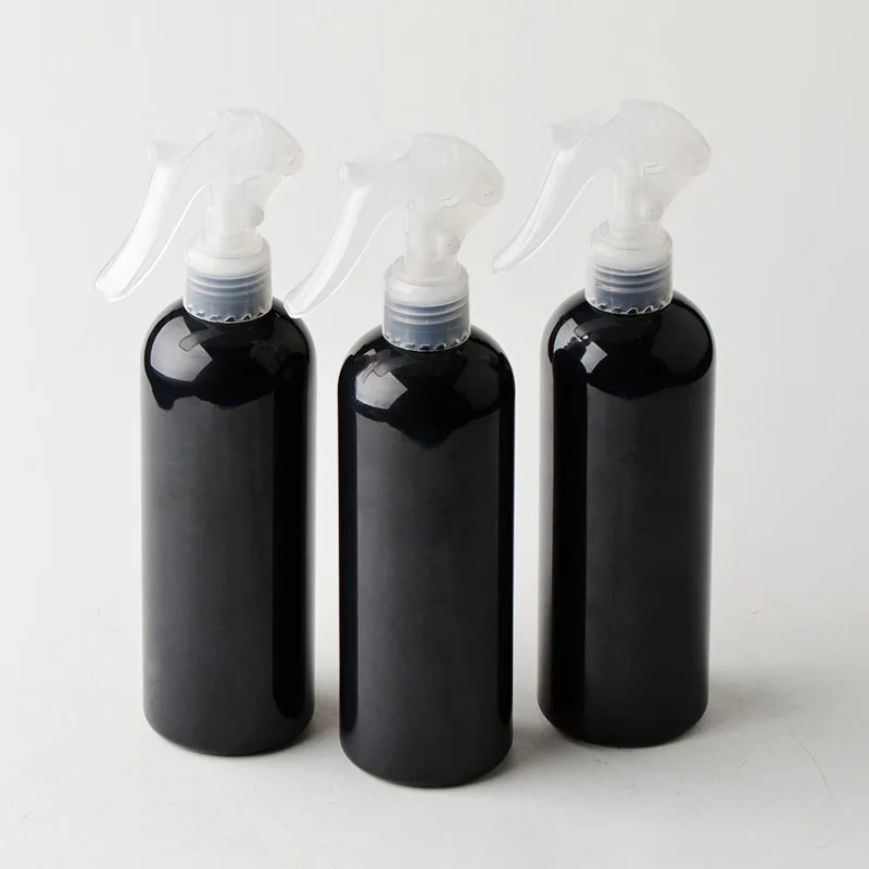 

100ml 120ml 150ml Black Bottle with Trigger Sprayer Refillable Mist Spray Bottle for Cleaning Detergent 10pcs/lot P219