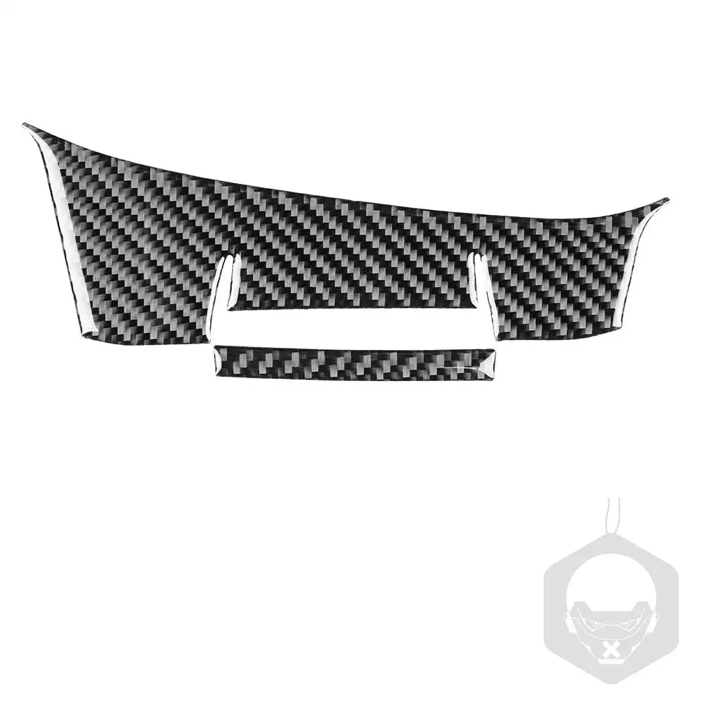 

2pcs Carbon Fiber Gear Shift Cover Sticker Interior Car Decoration Sticker Car Accessories For Dodge Challenger 2008-2014