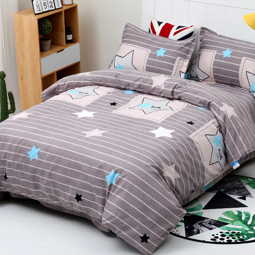 Постельного белья из 4 предметов классические утепленные Шлифовальные шерсть