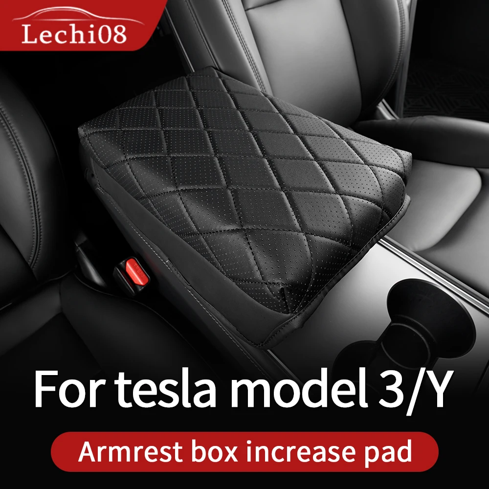 

central control armrest booster pad auto parts for tesla model 3/model Y accessories