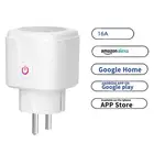 Wi-Fi Smart Plug 16A EU Socket Tuya Smart Life APP работает с Alexa Google Home Assistant Голосовое управление монитором питания синхронизация 2021