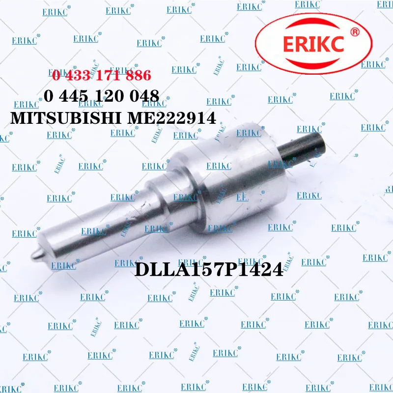 

ERIKC DLLA157P1424 Diesel Fuel Injector Nozzle DLLA 157 P 1424 OEM 0 433 171 886 FOR 0 445 120 048 MITSUBISHI ME222914