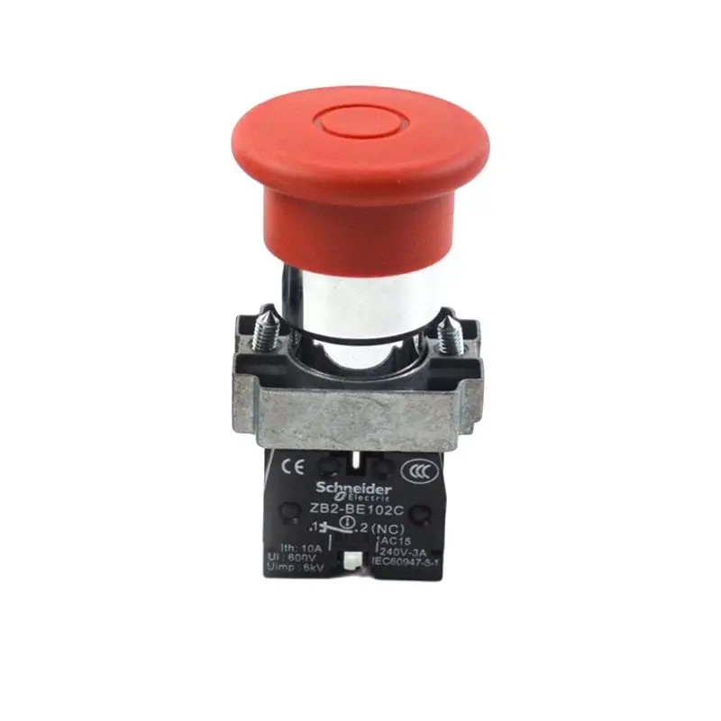 3 шт., переключатель аварийной остановки лифта XB2BT42C